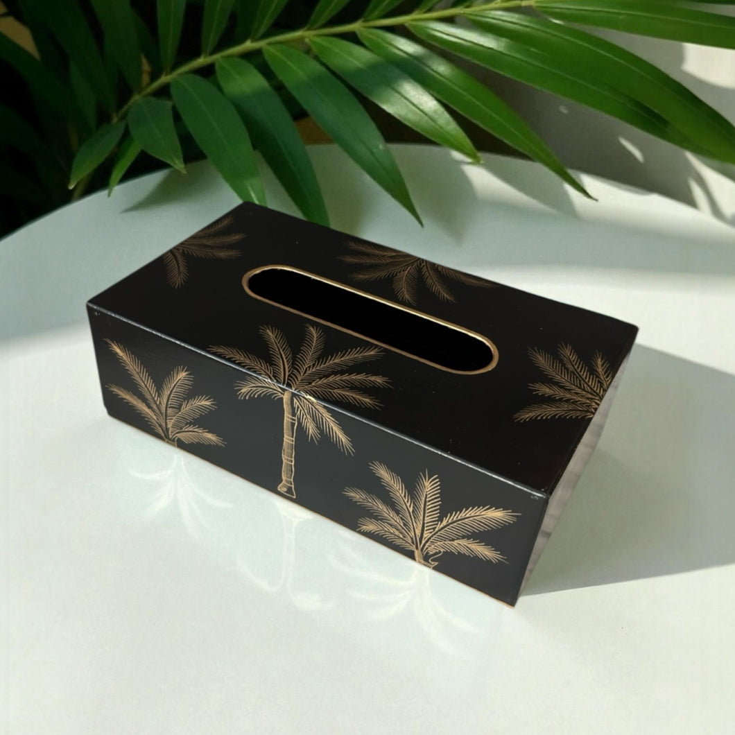 Amani Noir Tissue Box