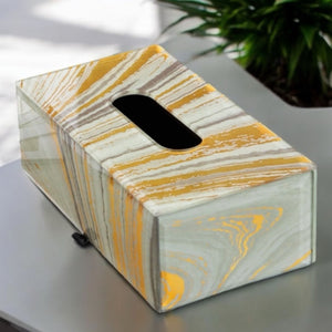 LUXE GOLD TISSUE BOX