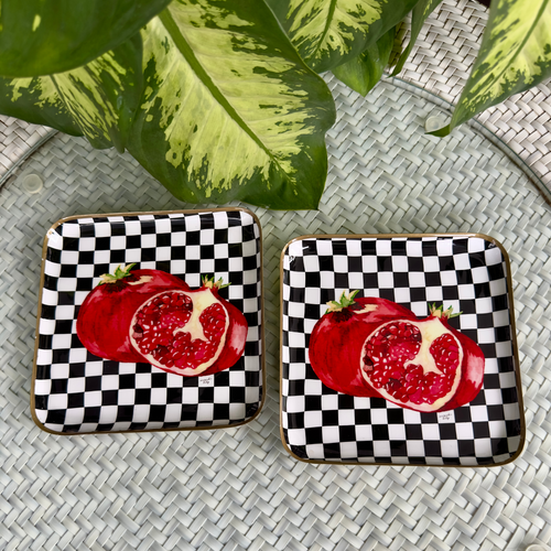 Riva Tray with sleek contemporary design, ideal for serving snacks, drinks, or small bites.