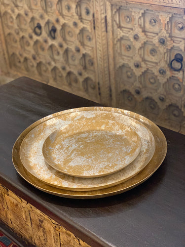 gold and silver tray, modern luxury 