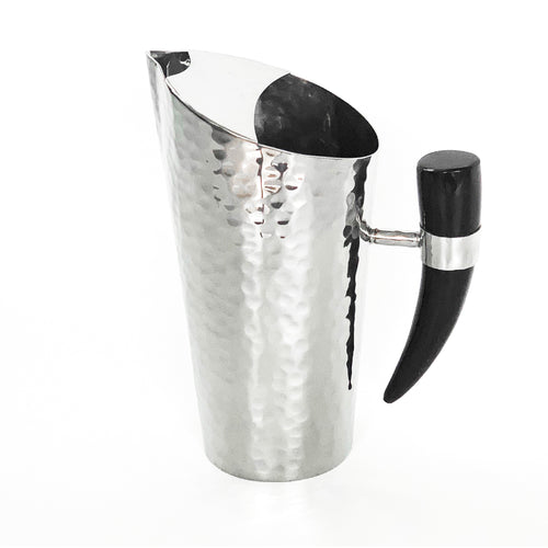 premium stainless water jug with horn handle