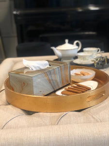 LUXE GOLD TISSUE BOX