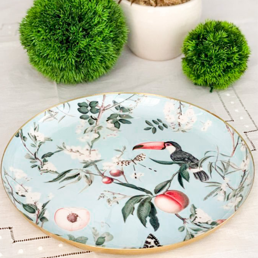 SECRET GARDEN ROUND TRAY